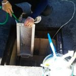 洗浄の様子です 洗浄の様子です